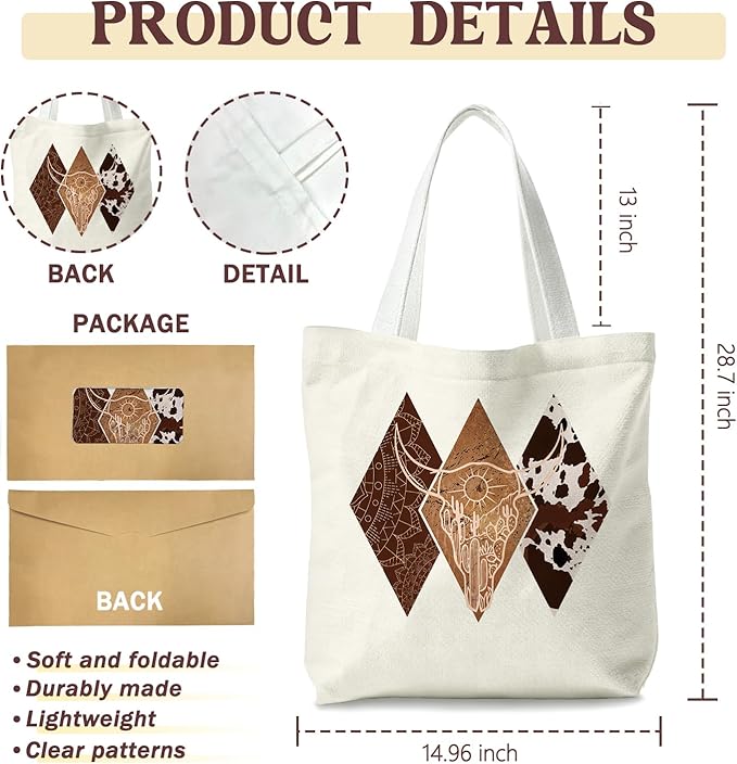 Leopard Print Tote Bags, Tote Bags for Women, Gife for Waoman, Reusable Shopping Bags