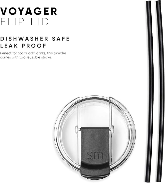 Simple Modern Travel Coffee Mug Tumbler with Flip Lid | Reusable Insulated Stainless Steel Cold Brew Iced Coffee Cup Thermos | Gifts for Women Men Him Her | Voyager Collection | 16oz | Canary