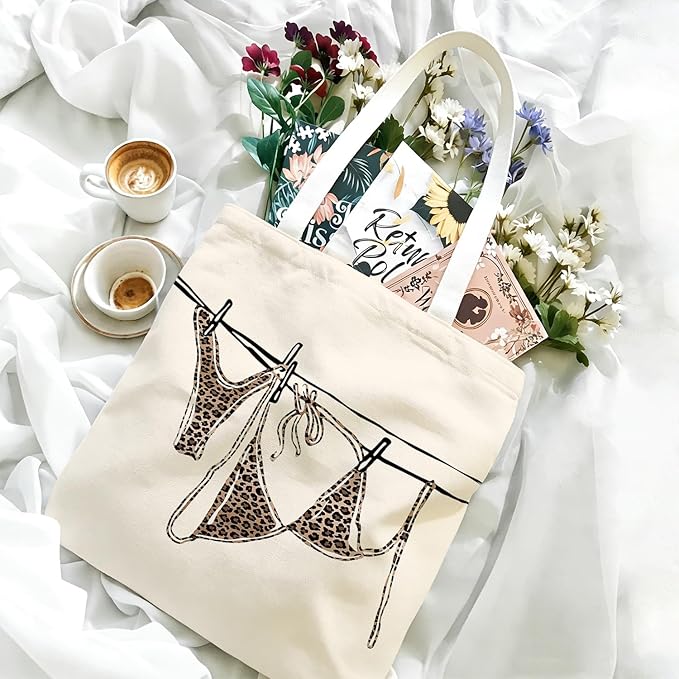 Leopard Print Tote Bags, Tote Bags for Women, Gife for Waoman, Reusable Shopping Bags