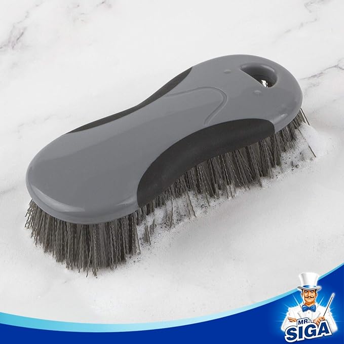 MR.SIGA Multi-Purpose Heavy Duty Scrub Brush - Pack of 2