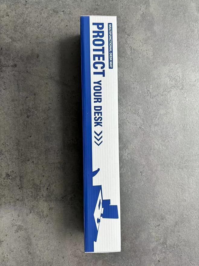 K KNODEL Large Office Leather Desk Mat, Mouse and Keyboard Pad, Computer and Laptop Mat, Desktop Protector and Cover, Writing Pad and Blotter (35.4"x17", Dark Green)