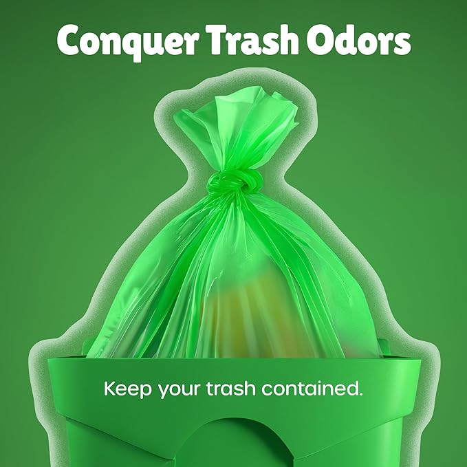 FORID Small Garbage Bags - 5 Gallon, Trash Can Liner for Home, Office, Bathroom, Bedroom, Waste Bin (5 Colors 150 Bags) - Durable & Thick Trash Bag Multi Colored