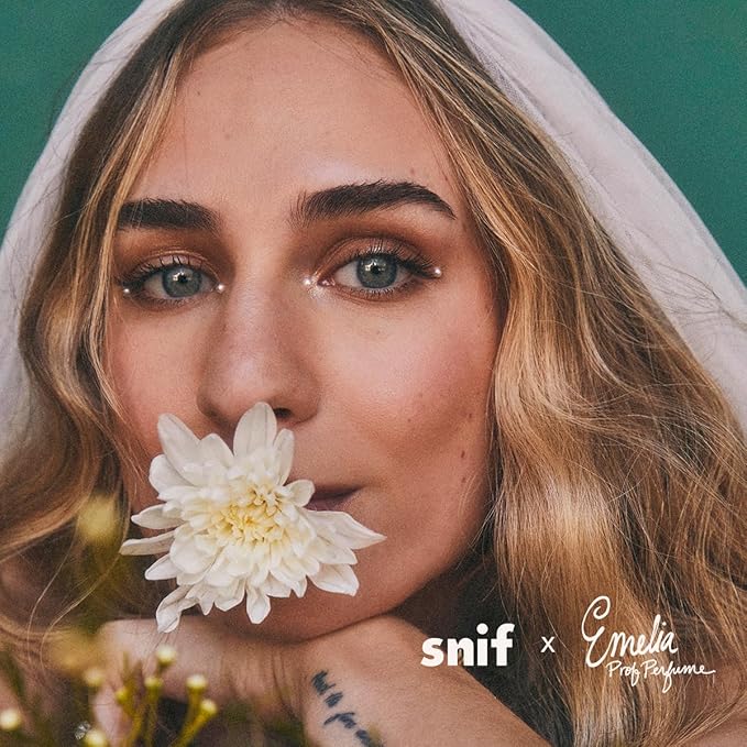 Vow Factor Luxury Scented Candle by Snif, Floral and Citrus Scent, 50+ Hours, 100% Cotton Fiber Wicks, Soy Wax Blend, Non-Toxic, Vegan, 8.5 oz