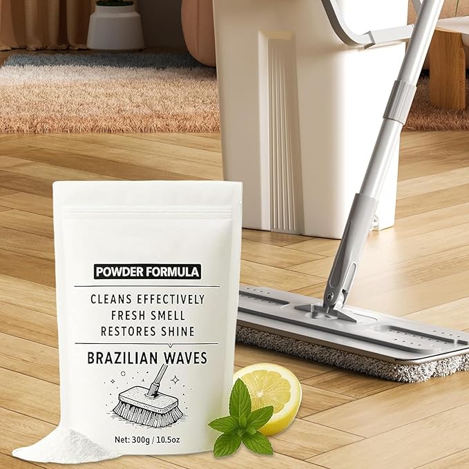 Mop Soap Powder - Multipurpose Cleaner, Powerful Carpet Scent Powder, Deep Wood Hardwood Floor Cleaning, Effective Home Cleaning Supply, Floor Care Product, Household Cleaner for Kitchen Bathroom