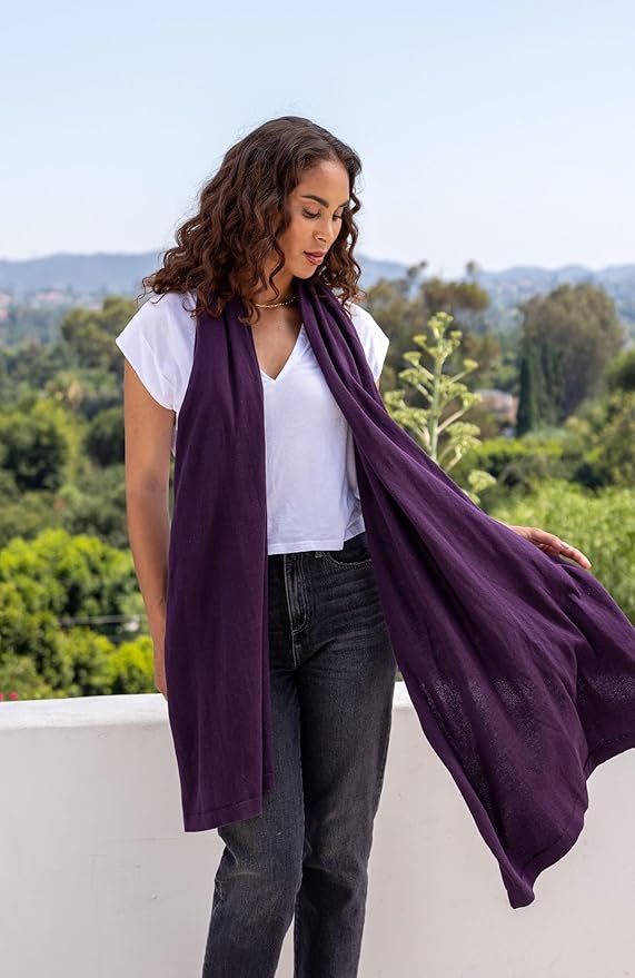 zestt Dreamsoft Travel Scarf, Wrap and Shawl for Women, Organic Cotton