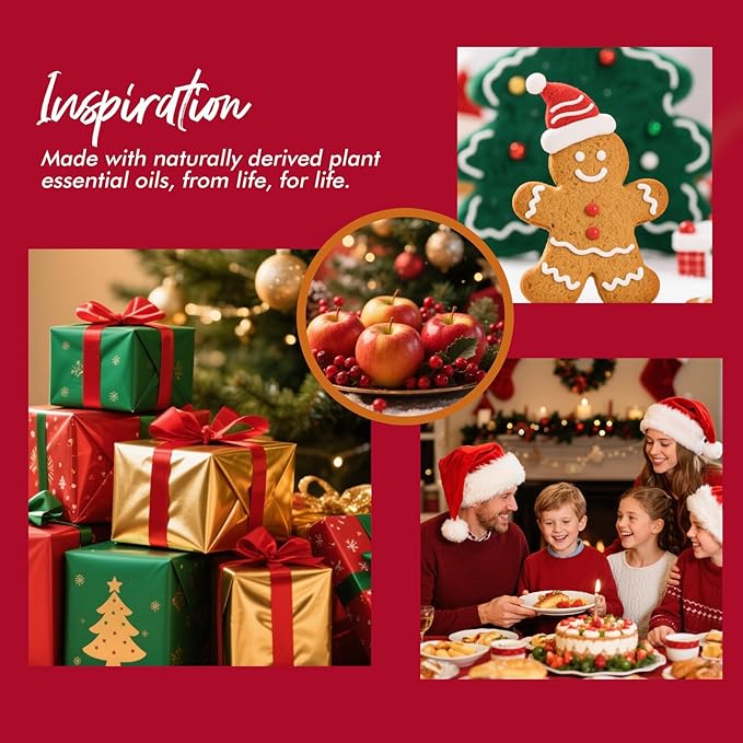 Fragrant Room Spray, Cedar, Apples, Gingerbread, 3 x 3.4 fl oz, Air Fresheners Odor Eliminator for Home, Bathroom, Concentrated Room Spray