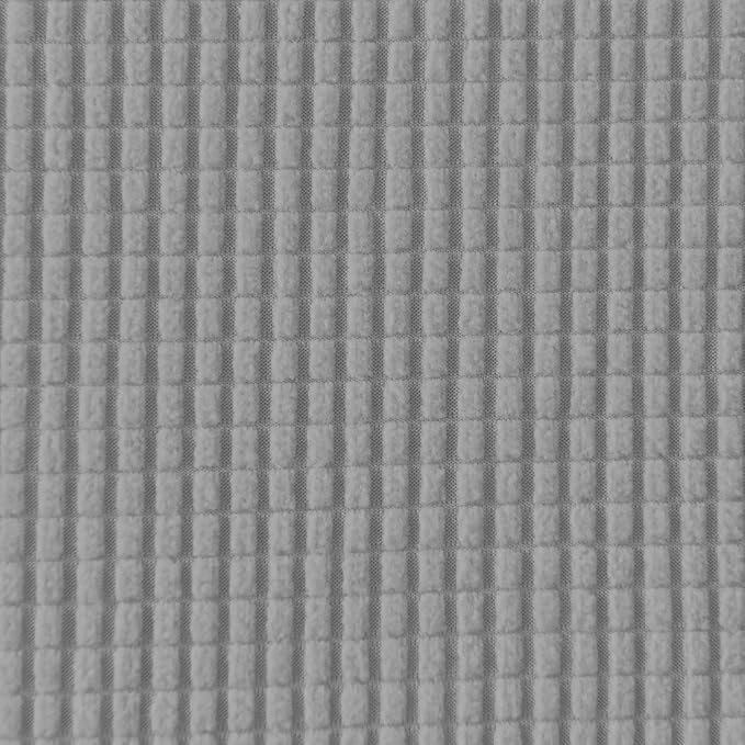 Easy-Going Stretch Ottoman Cover Folding Storage Stool Furniture Protector Soft slipcover with Elastic Bottom (X-Small,Light Grey)