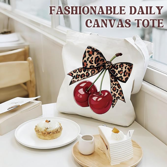 Leopard Print Tote Bags, Tote Bags for Women, Gife for Waoman, Reusable Shopping Bags