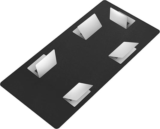 CENNBIE 71" x 35.5" Leather Desk Mat, Extra Large Desk Pad Blotter Protector, Extended Non-Slip Table Pad, Waterproof PU Leather Desk Mat on top of desks Large for Office and Home (Black)