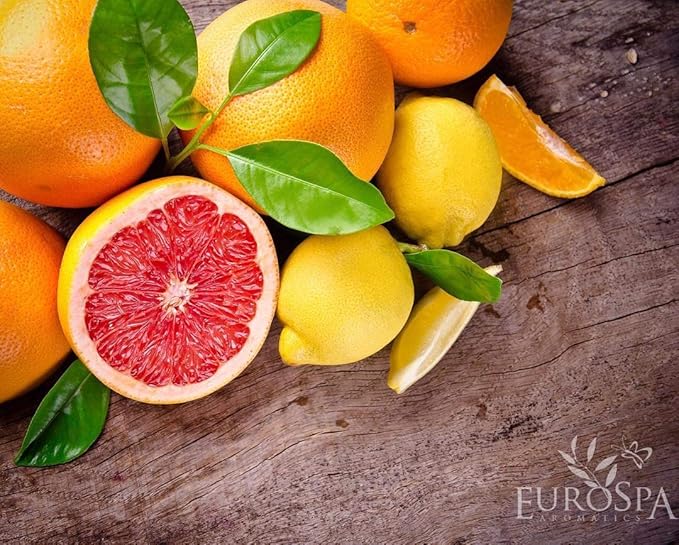 EuroSpa Aromatics Pure Eucalyptus Oil ShowerMist and Steam Room Spray, All-Natural Premium Aromatherapy Essential Oils - Citrus Infused, Duo Pack, 8oz and 2oz