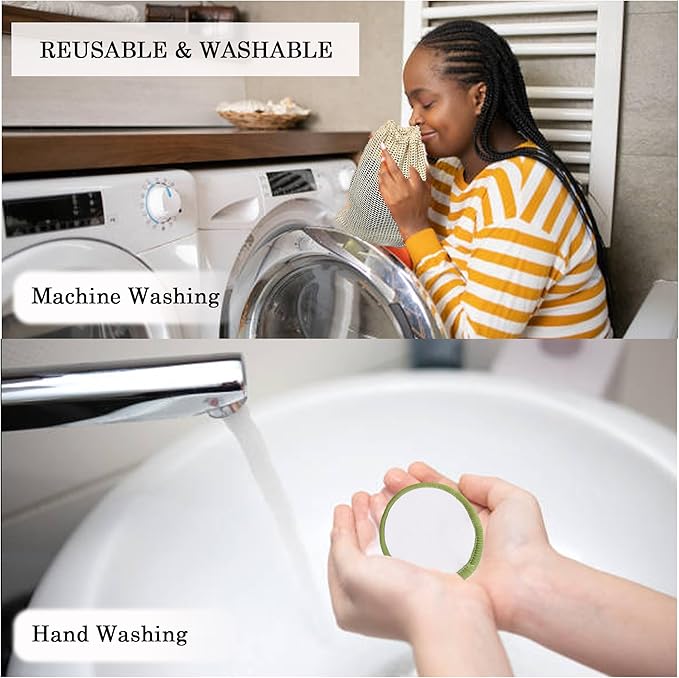 Reusable Makeup Remover Pads - 30 Packs Soft & Washable Bamboo Cotton Rounds, Reusable Face Pads for Skincare & Cleansing, Cotton Rounds with Mesh Bag for Storage