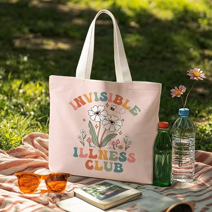 Animals-Flowers-Fruits-Bow Valentines Canvas Heart Tote Bag, Coquette Reusable Shopping Grocery Bags