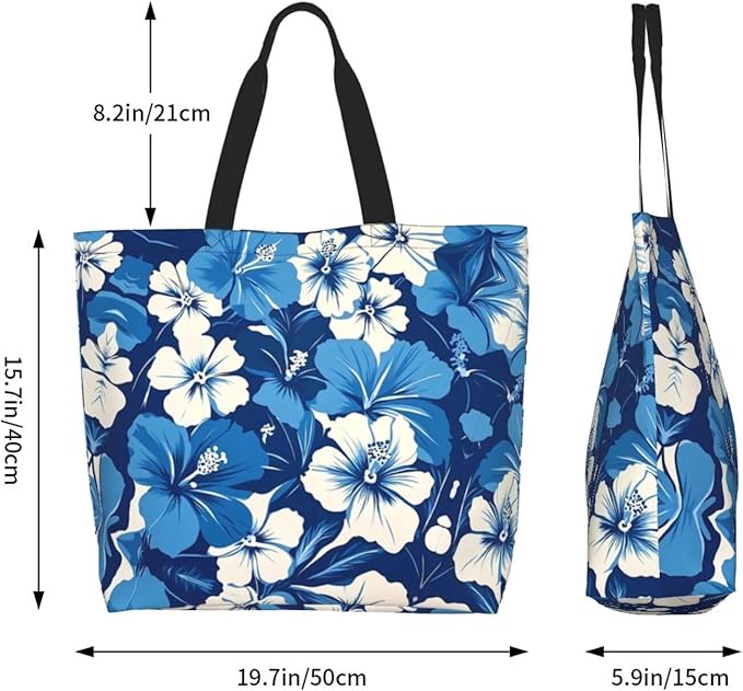 Tote Bag Shoulder Bags for Women Grocery Shopping Bag Reusable Bags Boho-Red Paisley 1