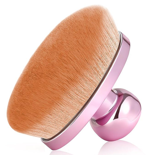 Extra Large Kabuki Body Brush 118mm – Ultra Soft Self Tanner Brush for Quick & Even Coverage, Big Body Makeup Brush for Foundation, Bronzer, Highlighter & Lotion Application