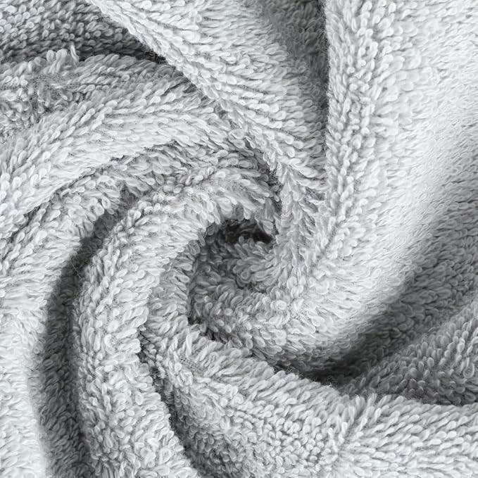 Kaufman - Personalized Velour Beach and Pool Towel 100% Cotton 30in X 60in Solid Color Bath Towel Embroidered (Dove Grey)