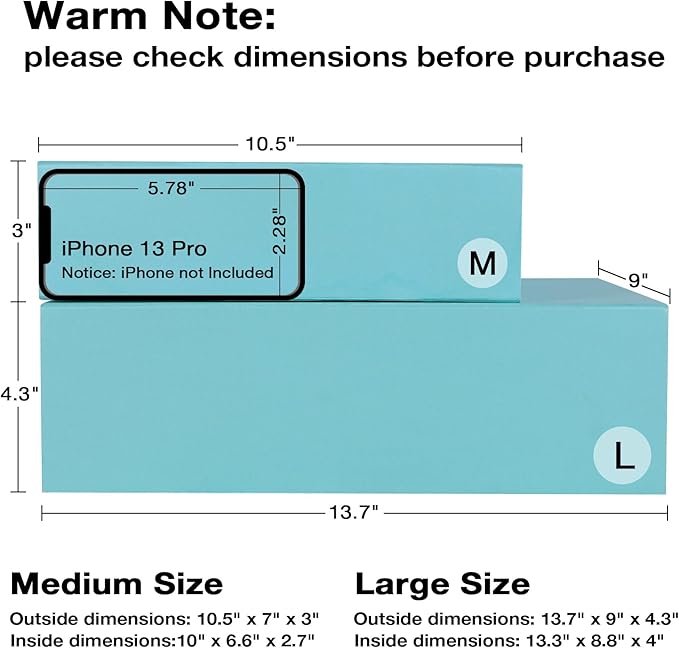 Aimyoo Blue Magnetic Gift Boxes with Lids 10.5x7x3 in, Medium Bridesmaid Groomsman Proposal Box, Rectangle Collapsible Box for Present Graduation Birthday Storage 5 Pack