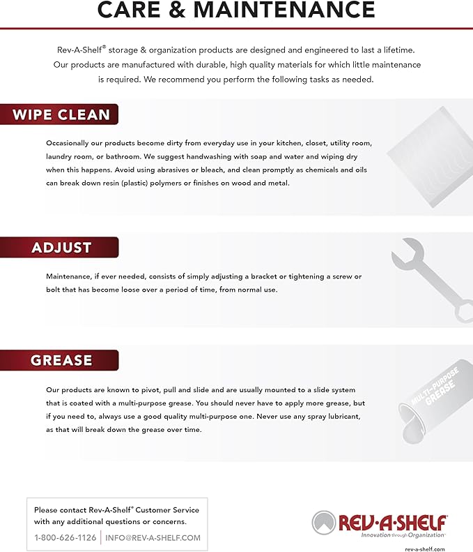 Rev-A-Shelf Trim-to-Fit Silverware Drawer Organizer For Kitchen Utensils, Cutlery Cabinet Storage Divider Insert, 33.13 x 22 In, Maple Wood, 4WUT-36-1