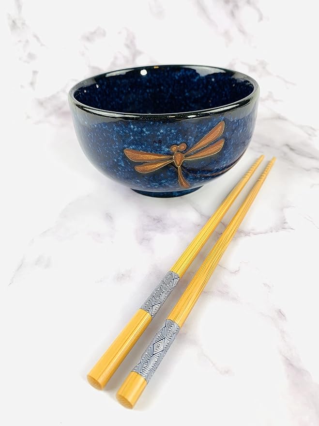 JapanBargain 3671, 5 Pair Bamboo Chopsticks Set, Reusable Japanese Chinese Korean Wooden Chop Sticks, Hair Sticks, Dishwasher Safe, 9 inch