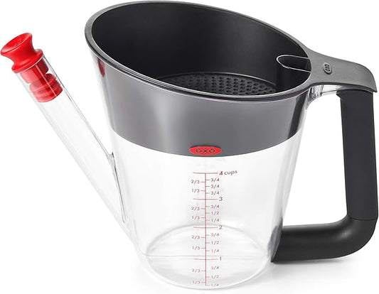 OXO Good Grips 4 Cup Fat Separator, Clear