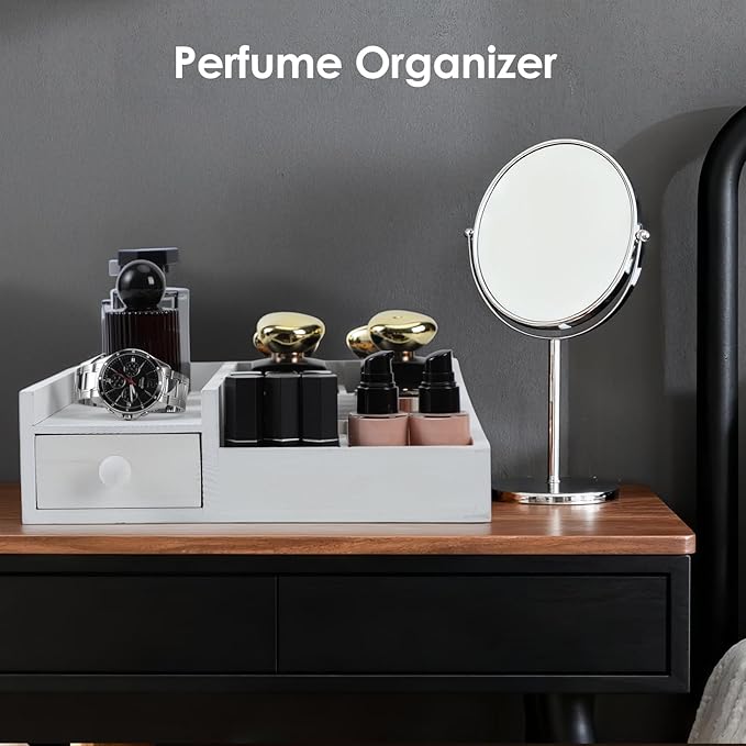 Cologne Organizer For Men,Perfume Organizer,Bathroom Organizers,Coffee Station Organizer,Shelf For Bathroom Counter,Counter Storage,Perfume Stand,Cologne Stand,Organizers for Vanity,Mens Gifts