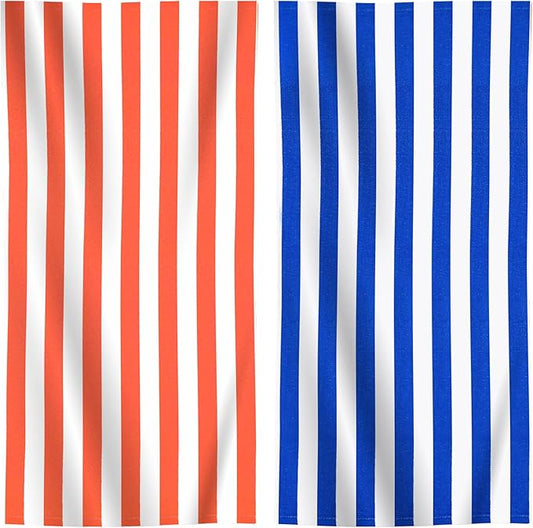 2 Packs Extra Large Beach Towel Bath Towel 72 * 40 Set Oversized Soft Microfiber Terry Blanket NOT Cotton Mexico Costa Bahamas Punta Absorbent Cana Trip Must Have Water Park Vacation Essentials