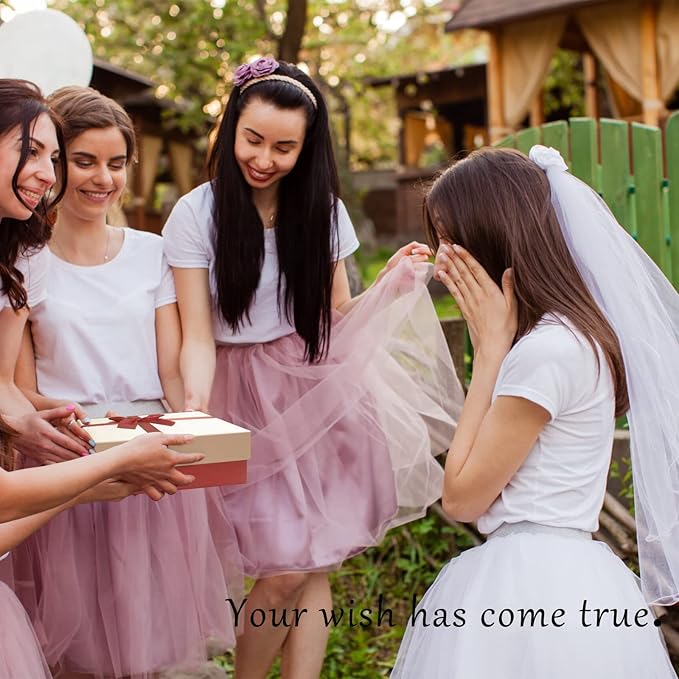 Eerbaier Gift Boxes with Lids for Presents, Set of 4 Gift Boxes for Presents, Luxury Gift Wrap Boxes, Decorative Present Boxes for All Gift Giving Occasions