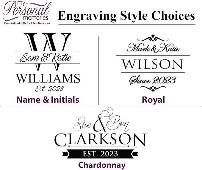 My Personal Memories Custom Engraved Slate Coasters Set of 4 - Monogrammed Coasters for Drinks, Weddings, Couples, Anniversaries - Personalized (Heart)