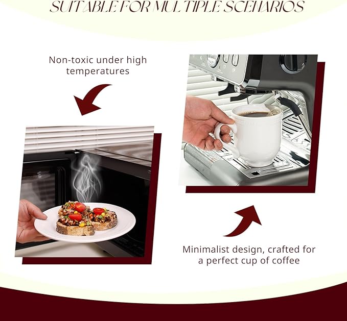 Pearl Dots Stoneware Dinnerware Set (16pc Set, White)