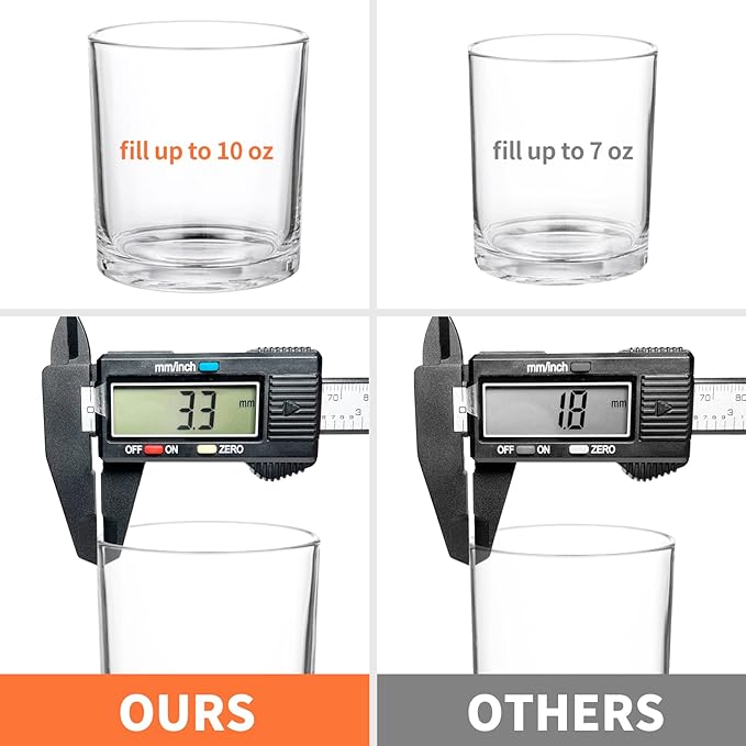 SUPMIND 12 Pack Glass Candle Jars-10oz Clear Empty Candle Jars with Bamboo Lids and Sticky Labels, Bulk Candle Jars for Making Candles Containers - Dishwasher Safe