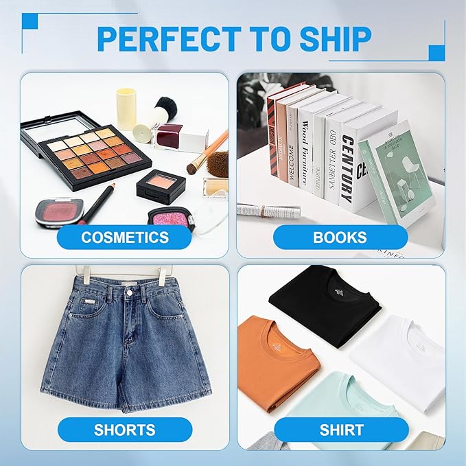 150 Pcs Poly Mailers Shipping Bags 10x13 Inch Packaging Clothes Polymailers Envelopes Mailing Package Self Seal Shipping Envelopes Waterproof Poly Bags Small Business Supplies Package White