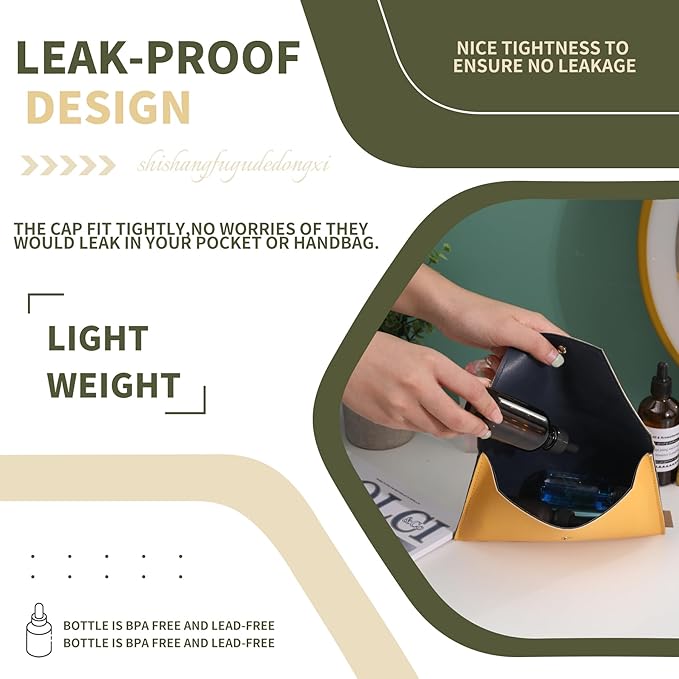 24 Pack, 2oz Glass Dropper Bottle, Preety Texture Tincture Bottles with Precise Scales Eye Droppe, for All Kinds Of Mixed Liquids,Leak-Proof Design for Easy Travel (Amber)