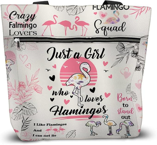 Aesthetic Tote Bag with Zipper & Pockets, Thoughtful Shoulder Bag Gift for Grandma and Women on the Go