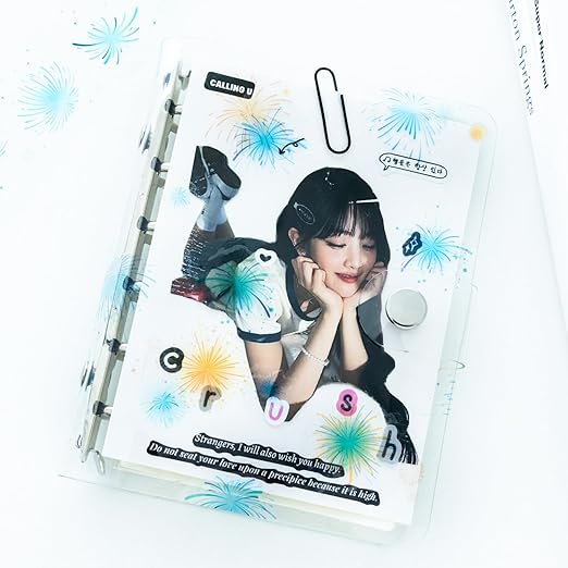 Fireworks PET Tape Set, 4 Rolls Pre-Cut Ephemera for Junk Journaling, Scrapbooking, Crafting, DIY Projects, Diaries, and Art Supplies