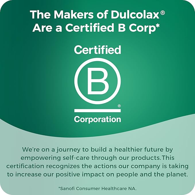 Dulcolax Stimulant Laxative Tablets, Predictable & Effective Constipation Relief, Relieves Straining & Bloating, Bisacodyl 5 mg, 100 Count