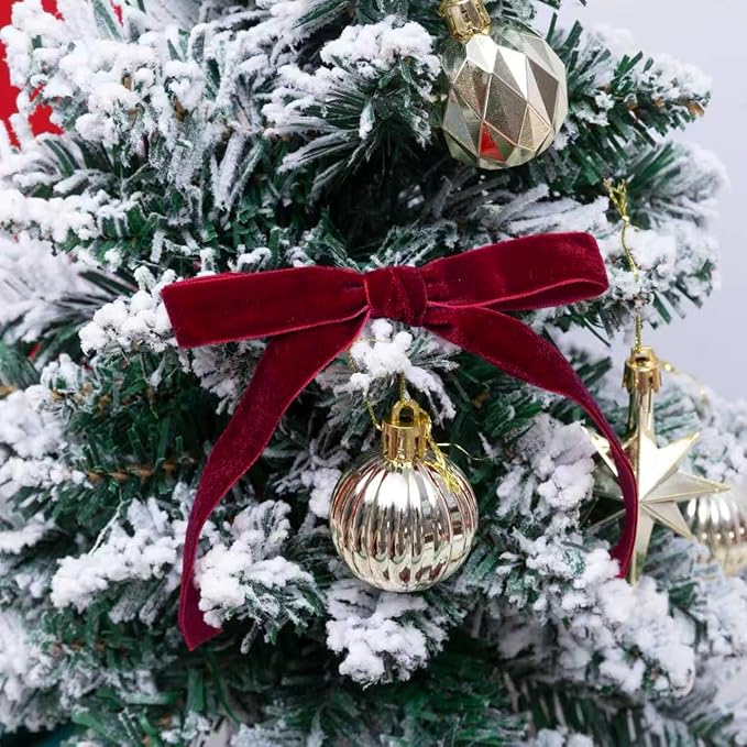 Vintage Burgundy Velvet Ribbon, 5/8 Inch X 25Yd