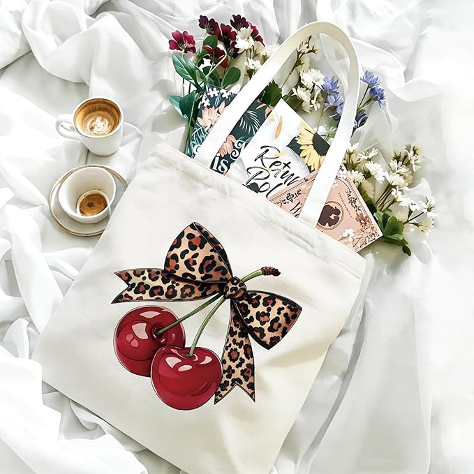 Leopard Print Tote Bags, Tote Bags for Women, Gife for Waoman, Reusable Shopping Bags