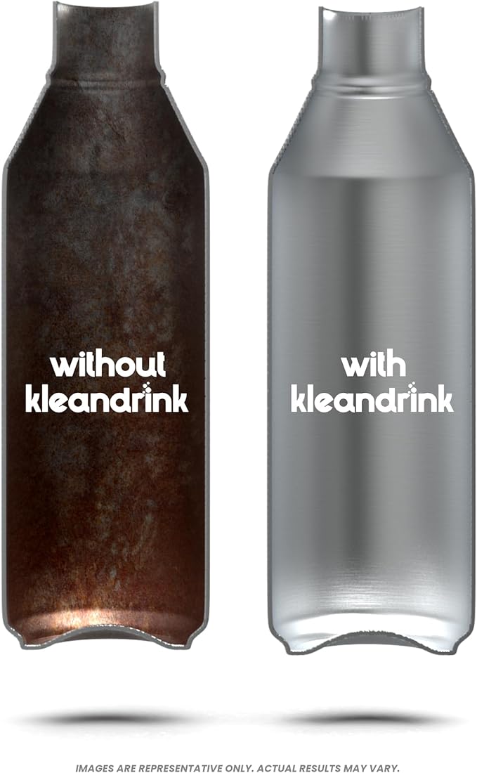 30 Cleaning Tablets – NSF Certified Safe, Eco-Friendly, Clean Stainless Steel, Tumbler, Insulated, Plastic and Reusable Water Bottles, Protein Shaker – Remove Odors and Stains, No Scrubbing