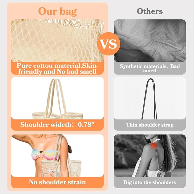 Ofiray-home Cotton Christmas Tote Bag for Woman, Reusable Mesh Grocery Bags with Handles, Greeting Card, Ideal Xmas Gift