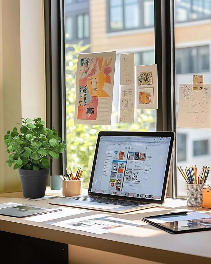 Small Fake Plants Mint Artificial Potted Plants for Home Office Bathroom Shelf Farmhouse Coffee Table Decor (Green)