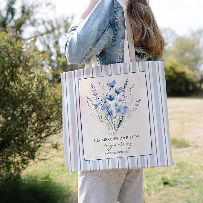 Animals-Flowers-Fruits-Bow Valentines Canvas Heart Tote Bag, Coquette Reusable Shopping Grocery Bags