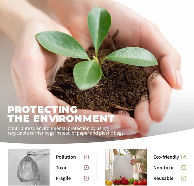 Custom Canvas Tote Bag Double-Sided Personalized with Logo/Text,Customized Bags for Women