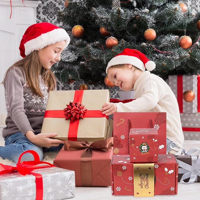 Surprise Gift Box Explosion for Money, Unique Folding Bouncing Red Envelope Gift Box with Confetti for Birthday Anniversary Valentine Proposal (12 Bounces)(Red)