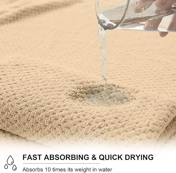 Extra Large Bath Towel Sheet Set 35x70 Inches - Oversized Bath Towels Set,Jumbo Large Microfiber - Quick Dry,Lightweight,Super Soft,Highly Absorbent Towel Set for Bathroom,Hotel,SPA,Pack of 4(Camel)