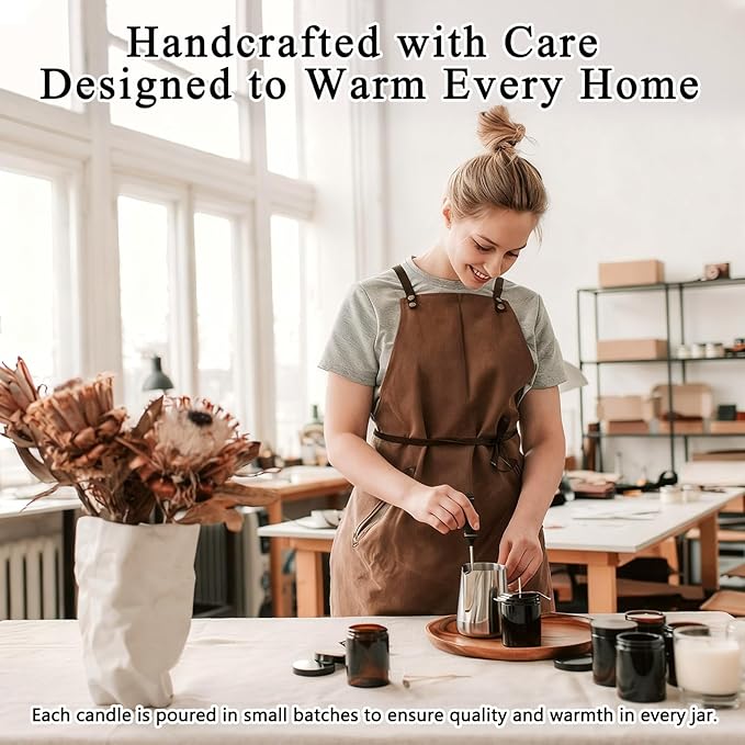 Christmas Candle Gift Set, Holiday Scented Soy Candles for Home & Women, Long Lasting Natural Soy Wax Aromatherapy Candles for Relaxation, Meditation & Gift Giving – Pack of 4