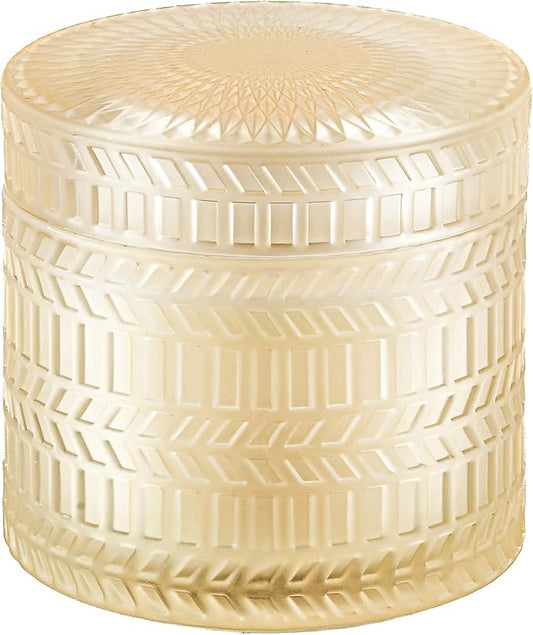 Vanilla Coconut Scented Candle, Crackling Wood Wick Natural Soy Candles Non Toxic, 7.4oz Soy Wax, 55 Hours Clean Burn Long-Lasting Scented Candles Gift for Women,Relaxing,Home Scented