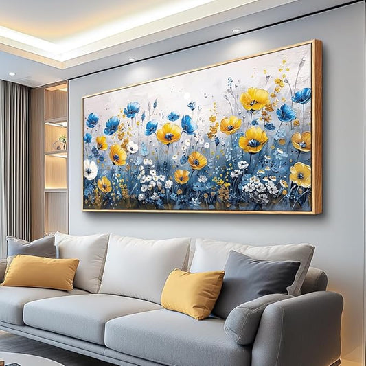 QIYILEXWART Canvas Wall Art For Living Room Large Wall Decor For Office Bedroom Decorations Bush Landscape Pictures Farmhouse Painting Artwork Room Wall Mural Aesthetic Home Decor 30x60 In