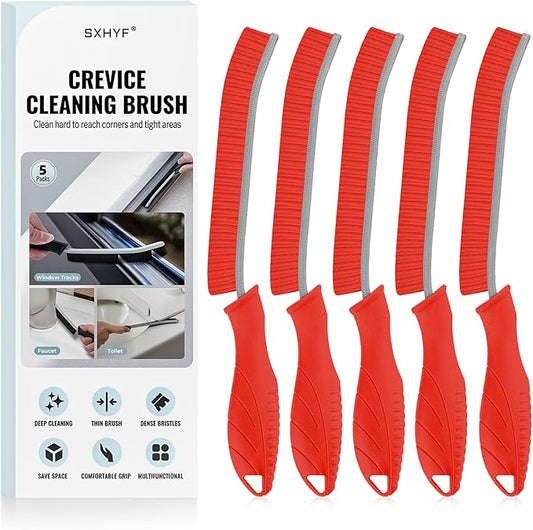SXhyf Cleaning Brush - Hard Bristle Crevice Cleaning Brush, Multifunctional Gap Scrub Brush, Kitchen Essentials, Bathroom Cleaner Tools for Household Use, Home, Window, Toilet, Stove
