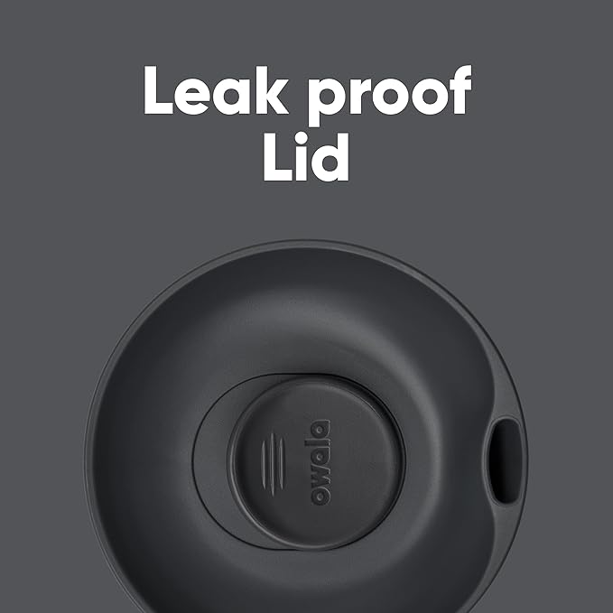 Owala SmoothSip Slider Insulated Stainless Steel Coffee Tumbler, Reusable Iced Coffee Cup, Travel Mug, BPA Free 20 oz, Grey/Blue (High Dive) (Pack of 8)