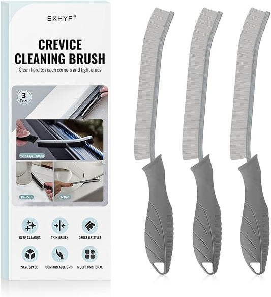 SXhyf Cleaning Brush - Hard Bristle Crevice Cleaning Brush, Multifunctional Gap Scrub Brush, Kitchen Essentials, Bathroom Cleaner Tools for Household Use, Home, Window, Toilet, Stove