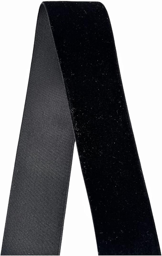 Velvet Ribbon, 1 1/2-Inch by 25-Yard Spool (Black)